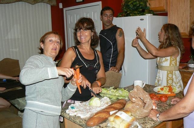 cena en familia en Florida