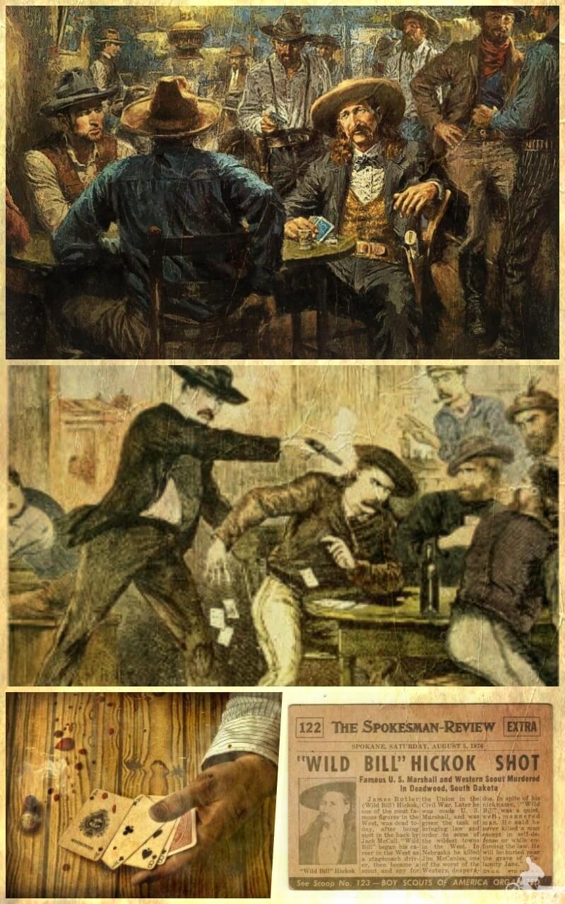 asesinato wild bill mano del muerto