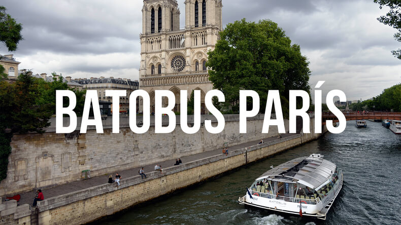 Batobus París. Información del crucero del Sena Hop On Hop Off