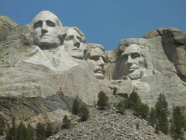 mount Rushmore mount Rushmore cara de los presidentes