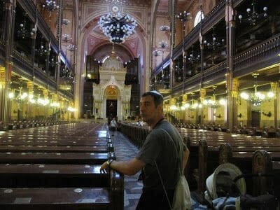 interior sinagoga de budapest