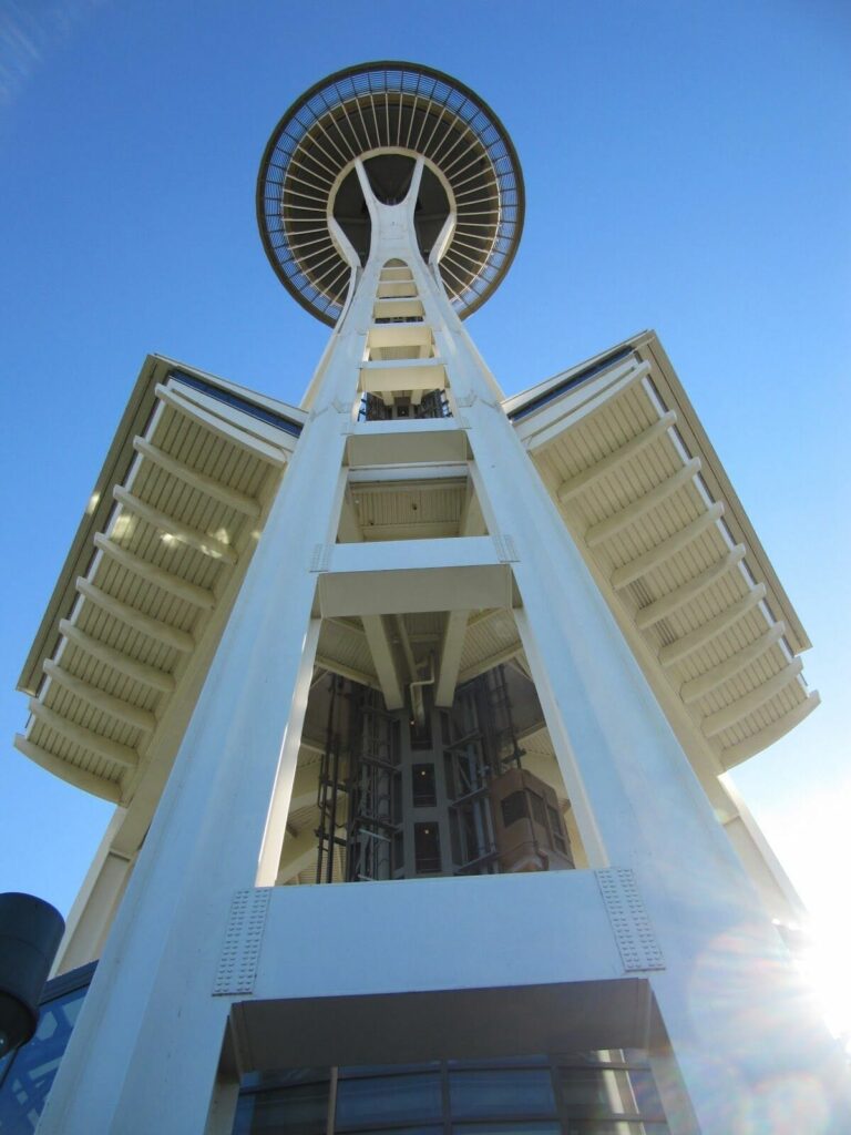 space Needle vista desde abajo