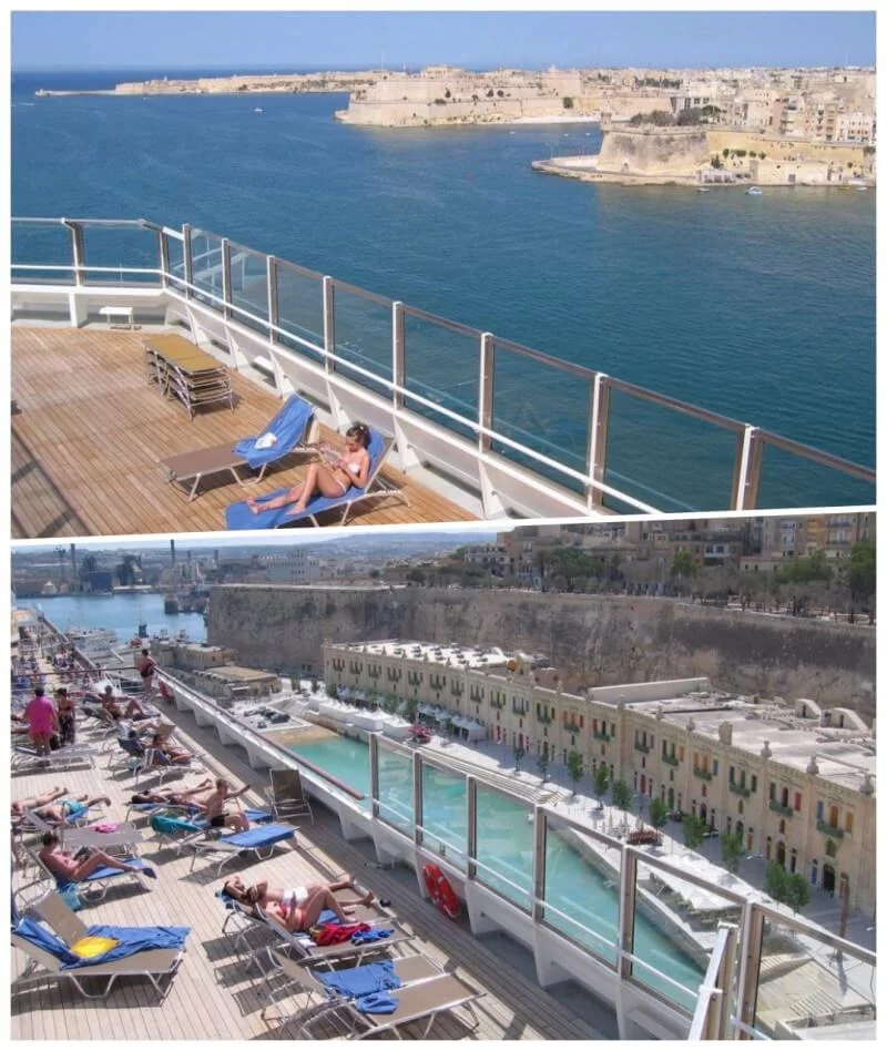crucero con niños en malta