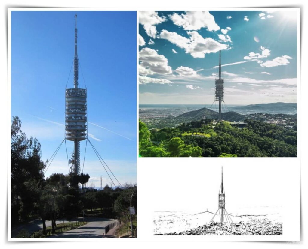 mirador torre de collserola barcelona