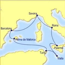 crucero Mediterraneo ruta crucero Mediterraneo, rutas de crucero