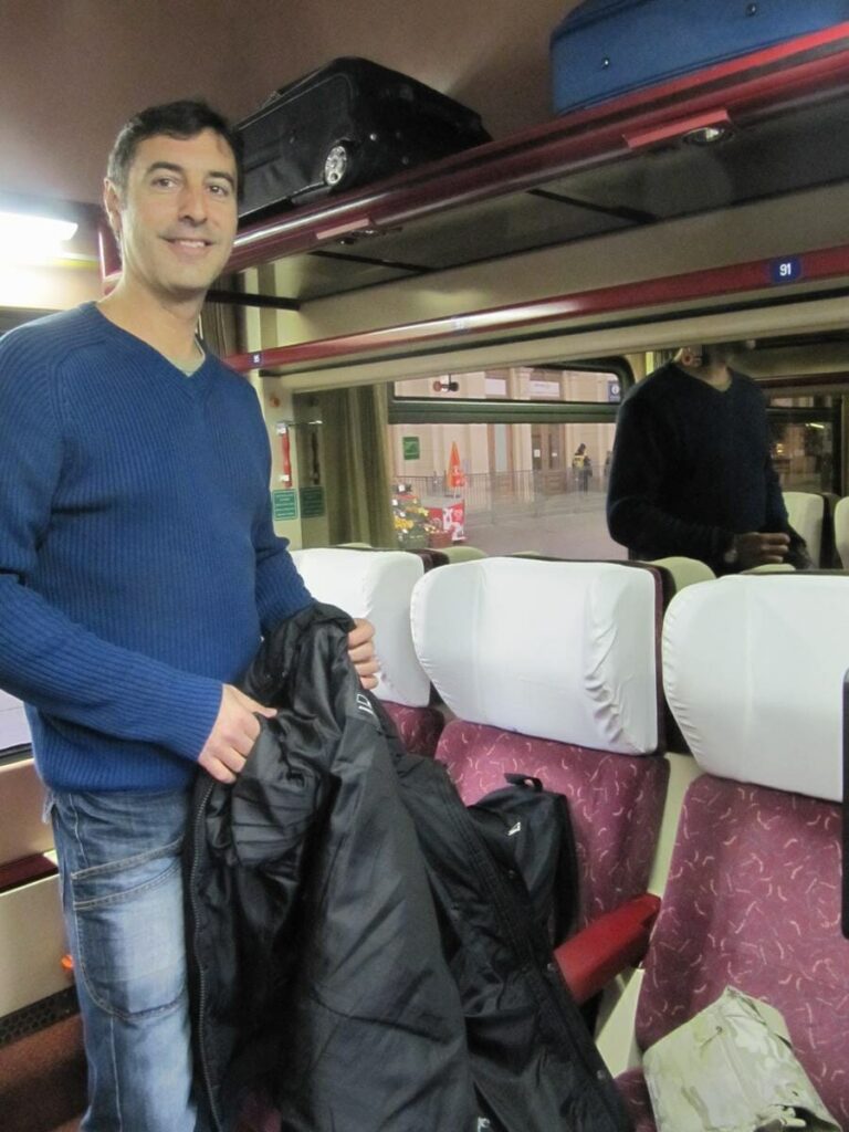 compartimento tren budapest