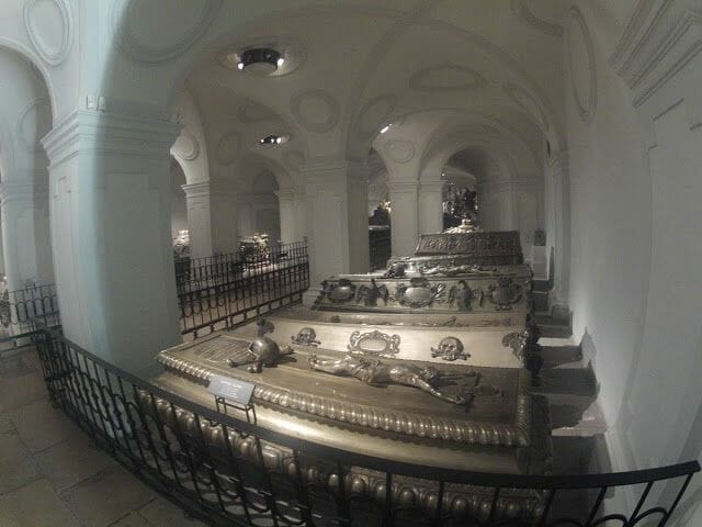 Cripta Imperial bajo la iglesia de los Capuchinos
