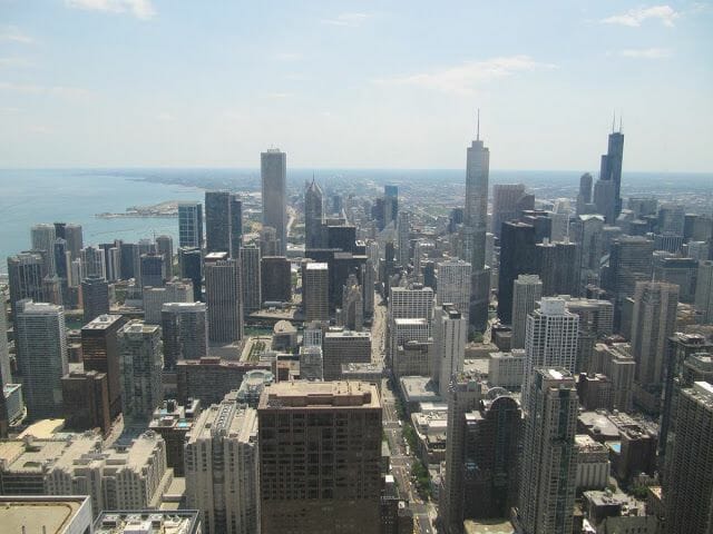 Torre Willis desde el mirador torre Hancock 