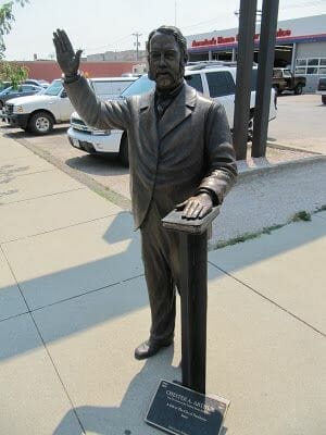 Chester A. Arthur
estatua de Rapid City