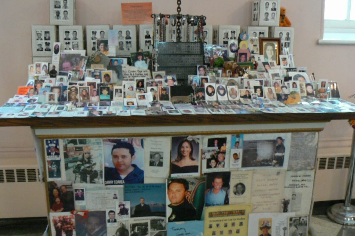 Homenaje victimas 11S, St. Paul Chapel