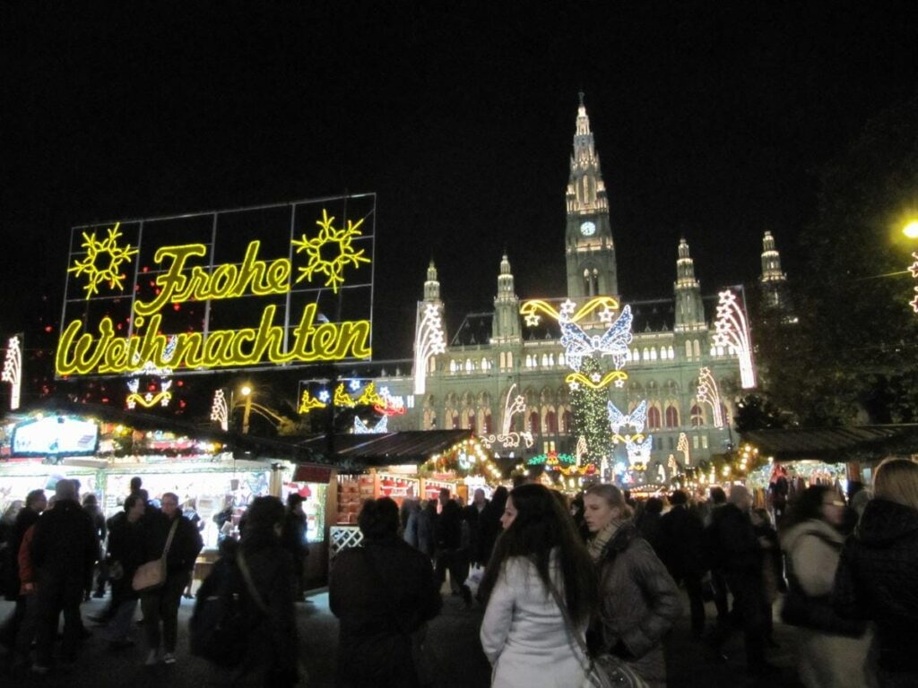 mercados de navidad en viena en un puente de diciembre