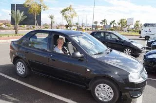 coche del viaje a Marrakech