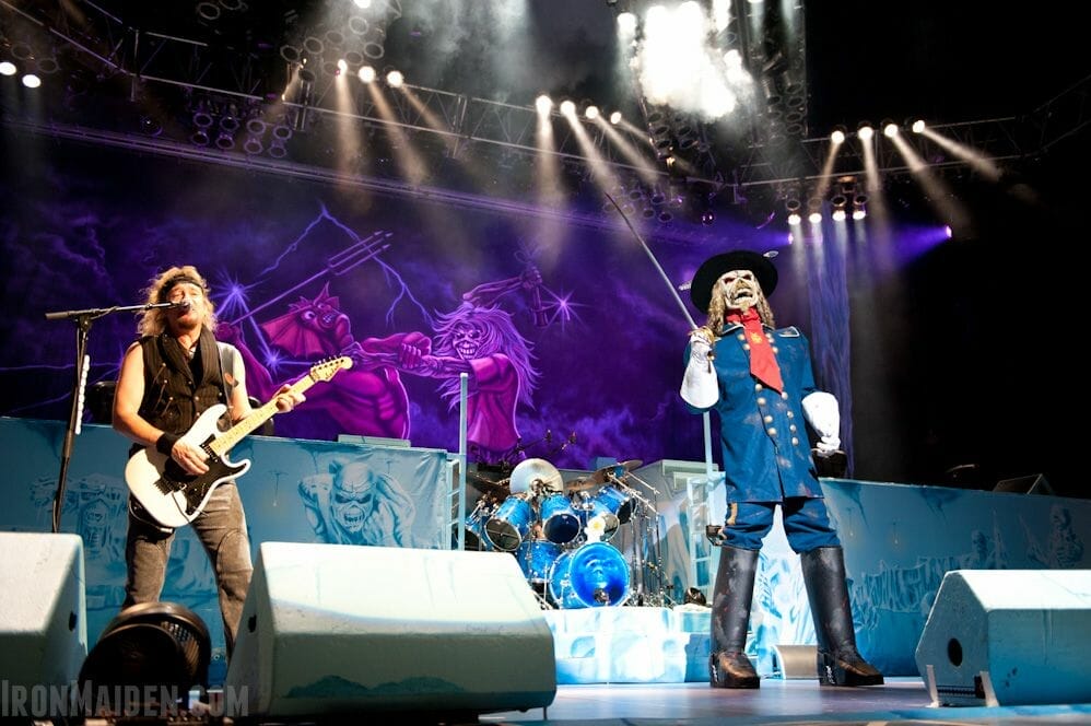 Eddie the trooper en la gira maiden england 2012