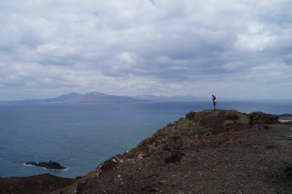 vistas desde isla de lobos en el Fuerteventura en 5 días