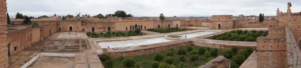 vista del palacio Badi palacio Badi imprescindible que ver en Marrakech