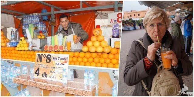 zumos naranja djema el fna marrakech