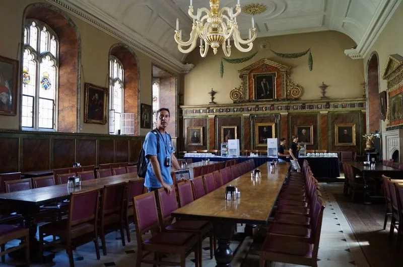 Comedor del Trinity College de Oxford Inglaterra