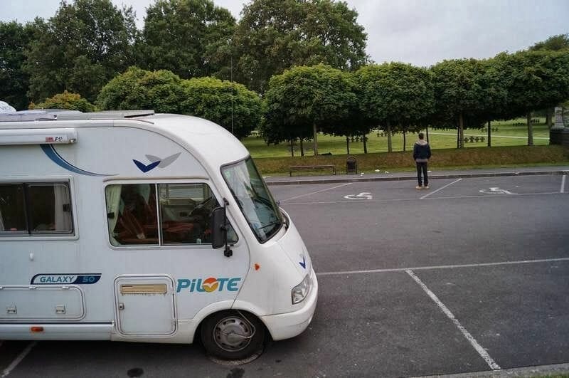 autocaravana cementerio alemán normandía