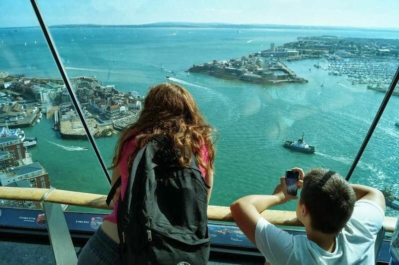 Spinnaker tower vistas