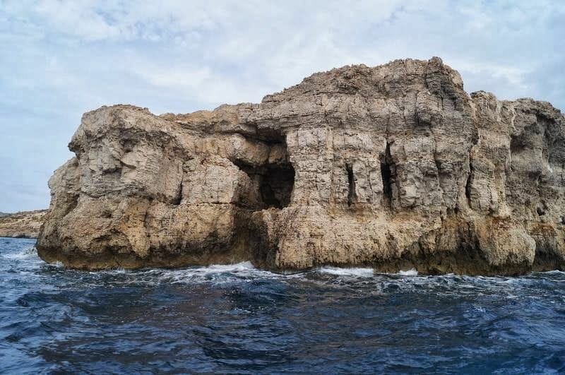 mar en isla de Comino