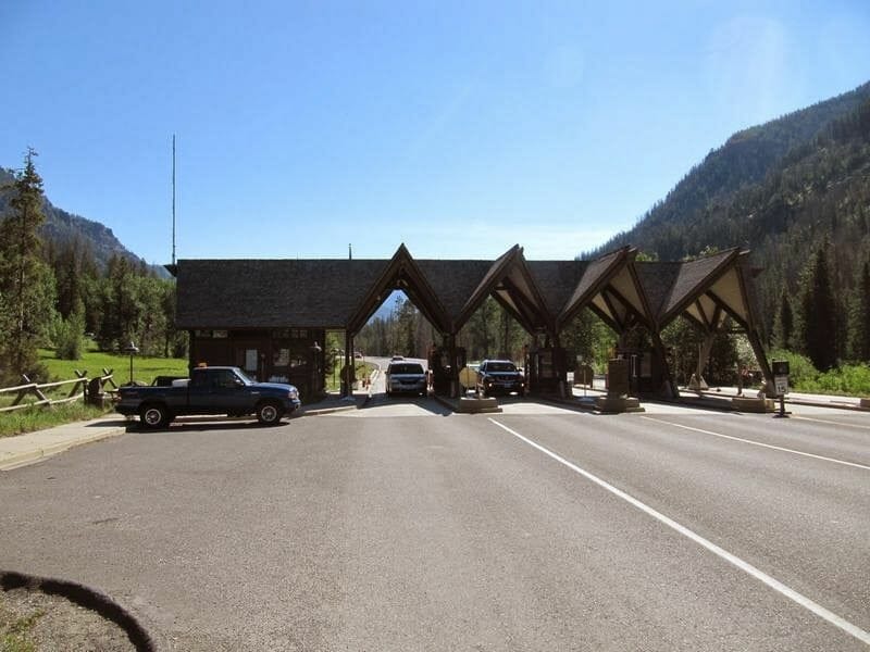 entrada sur del parque de Yellowstone