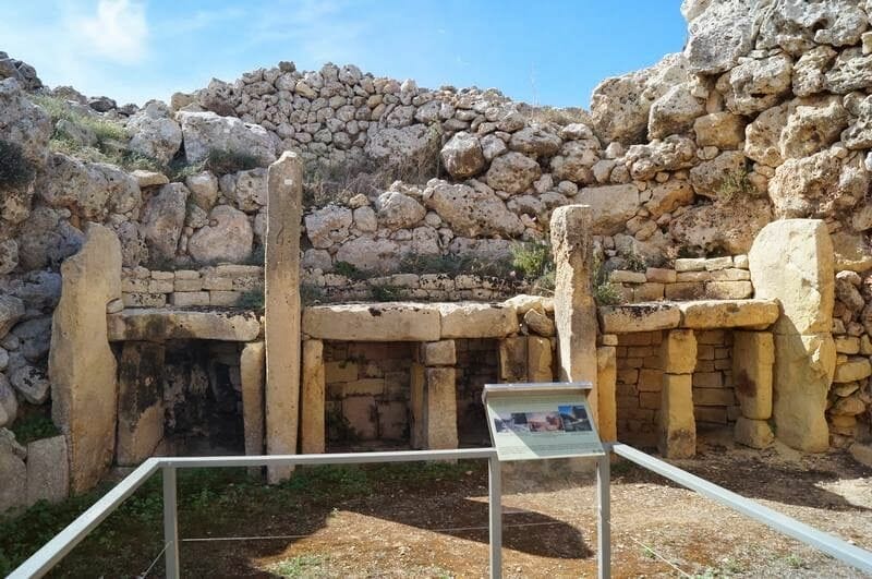 templos megalíticos de Ggantija en Malta, templos prehistoricos de Malta