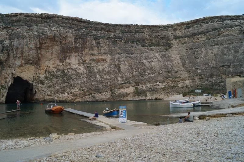 inland sea beach, playa de inland sea, , isla de gozo, imagenes de malta, fotos de malta, erosion en la costa, erosion del mar