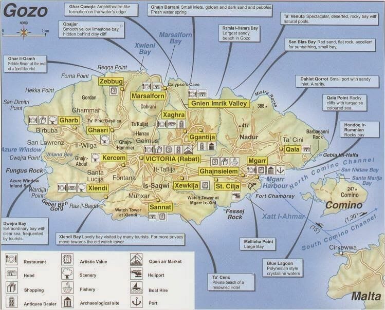que ver en Gozo