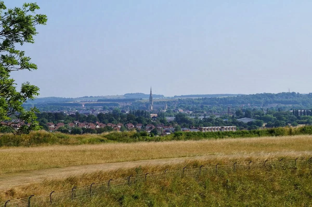 Salisbury desde Old Sarum