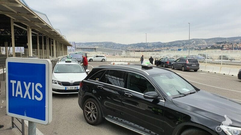 taxis puerto de Marsella
