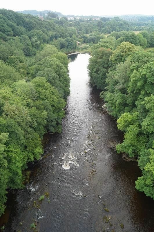 río del acueducto de Pontcysyllte