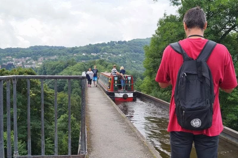 barcas acueducto de Pontcysyllte