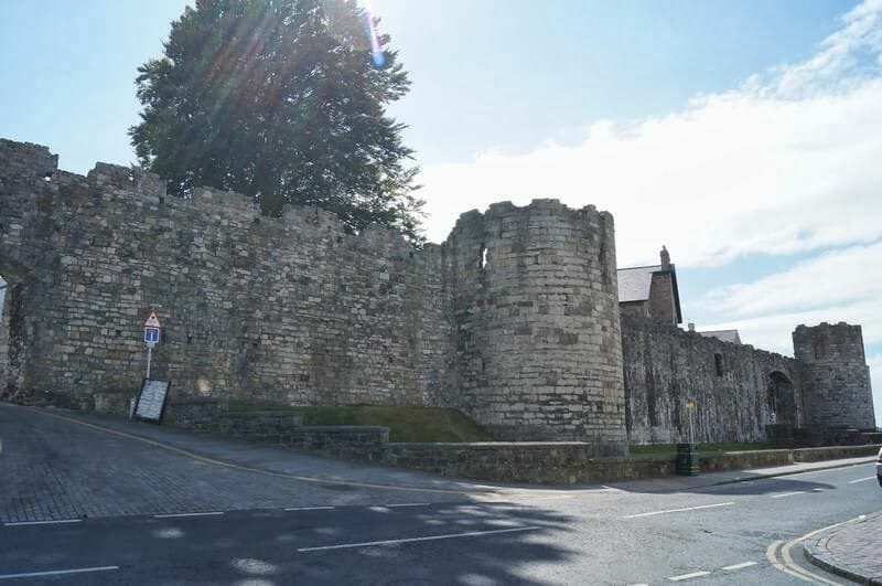 muralla castillo de Caernarfon