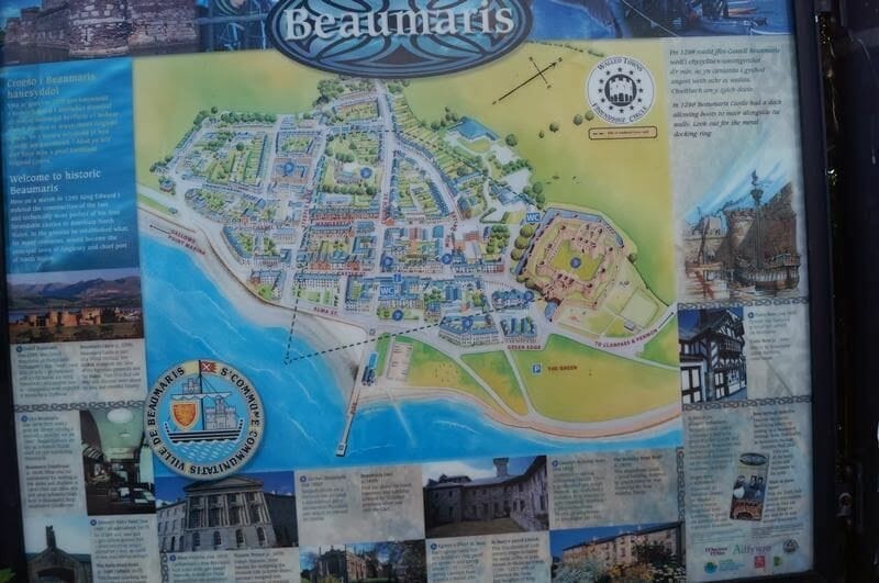 castillo de Beaumaris plano