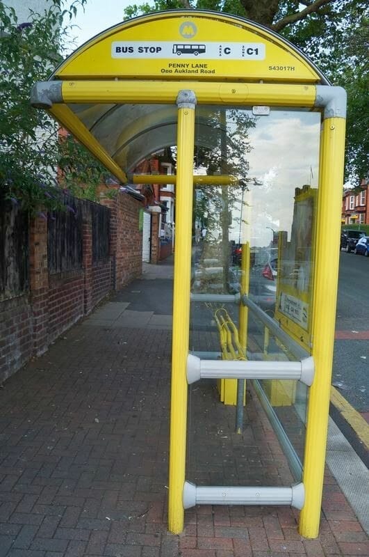 parada de bus de Penny Lane penny lane parada de bus