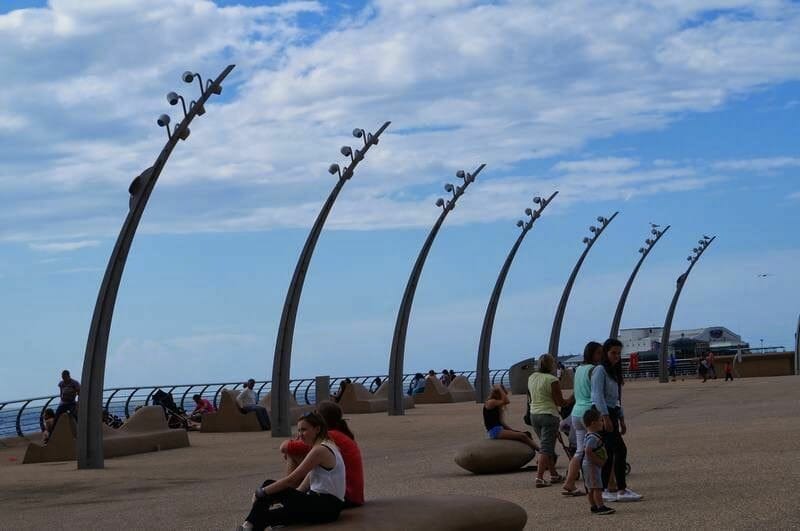 paseo maritimo de Blackpool Inglaterra