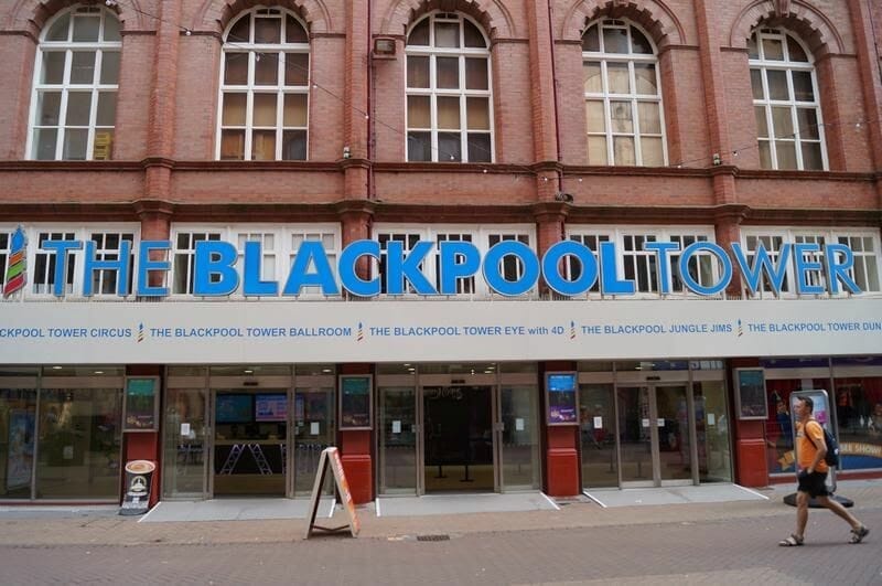 Torre de Blackpool Inglaterra entrada