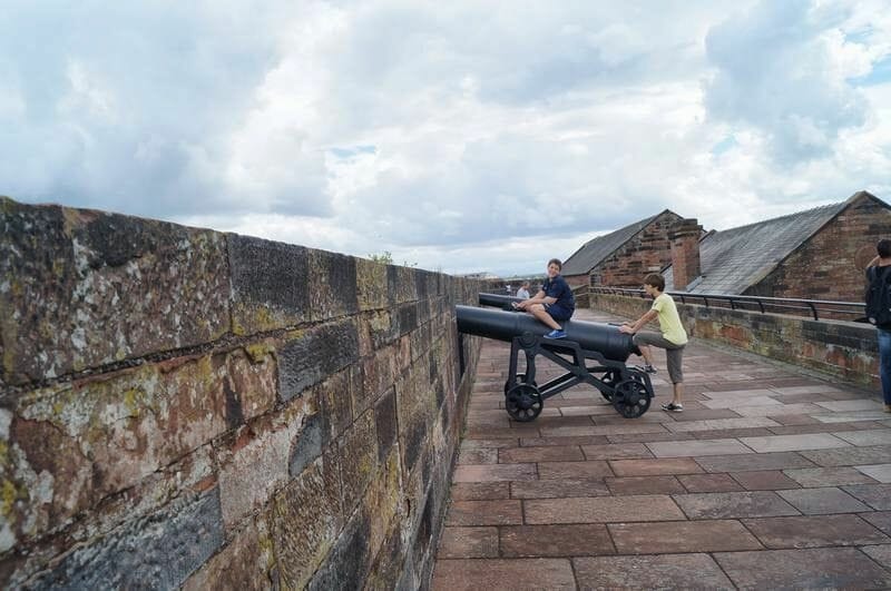 castillo de Carlisle, muro de adriano, castillos normandos, english heritage