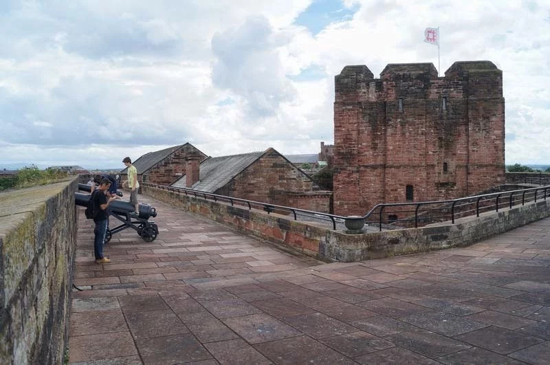 castillo de Carlisle, muro de adriano, castillos normandos, english heritage