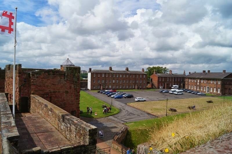 castillo de Carlisle, muro de adriano, castillos normandos, english heritage