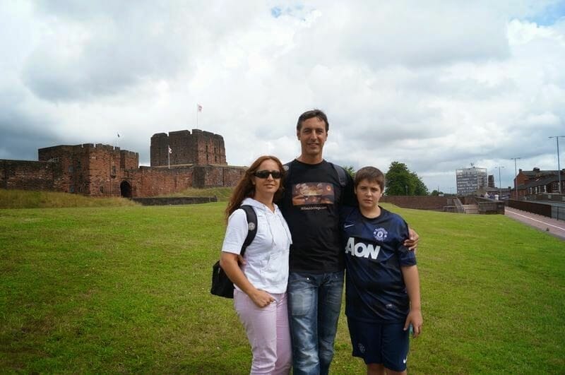 castillo de Carlisle, muro de adriano, castillos normandos