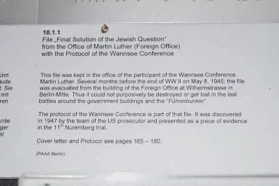 Actas, Casa de la Conferencia de Wannsee