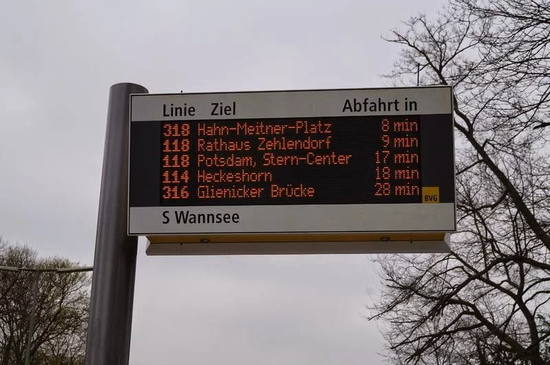 horarios buses wannsee