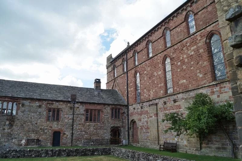 Lanercost priory patio interior