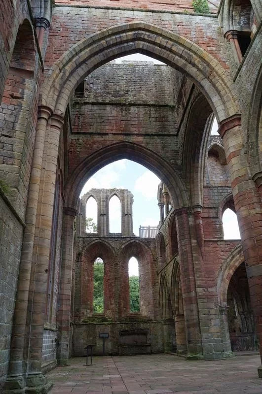 Lanercost priory patio interior