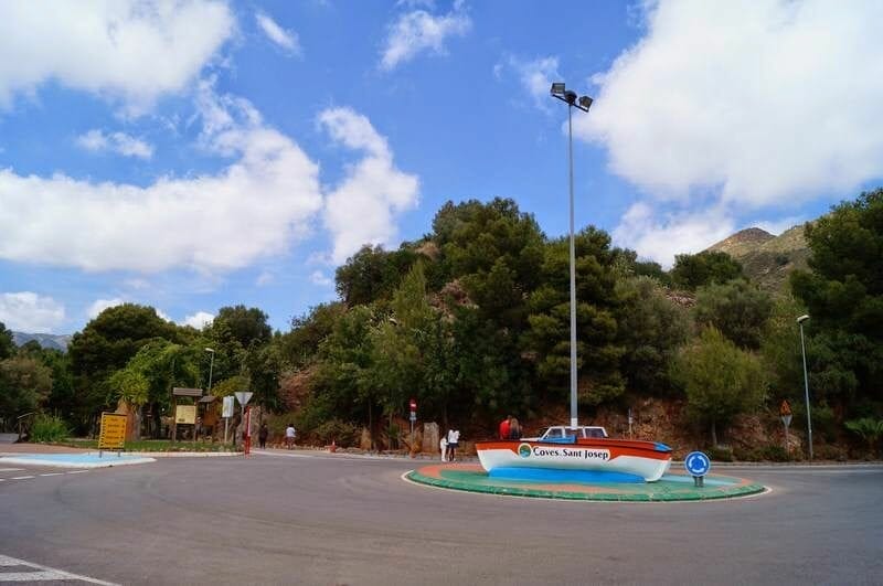 acceso a las grutas de san jose