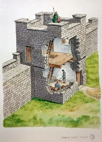 Willowford East turret 48A dibujo
