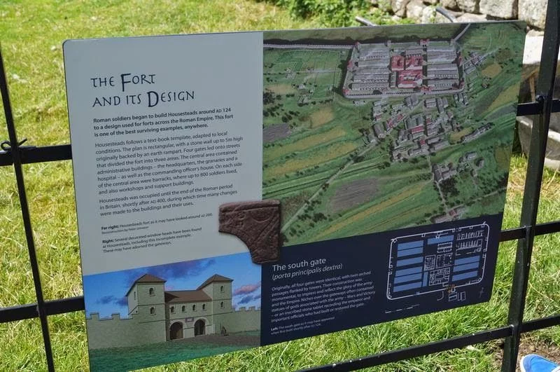 HOUSESTEADS ROMAN FORT plano