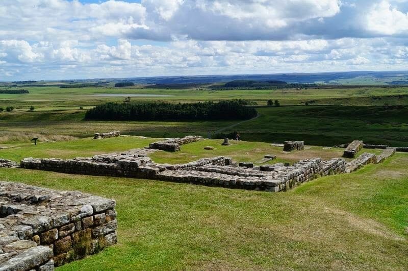 HOUSESTEADS ROMAN FORT muro adriano