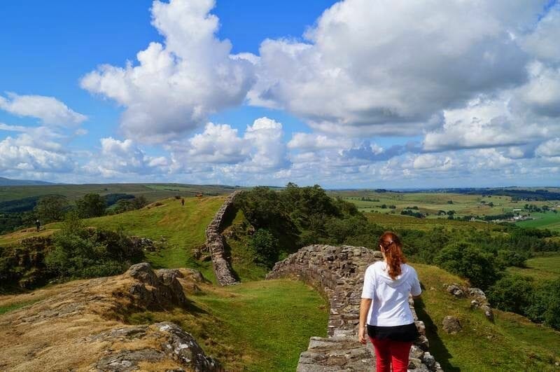 Walltown Crags trozo muro de adriano